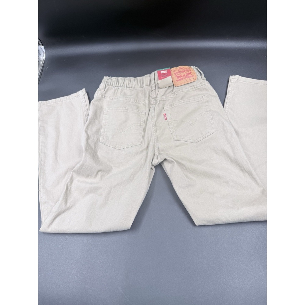 Levi's Pants Stretch Straight Leg Youth Boys Size 14 Pull On Pants NWT